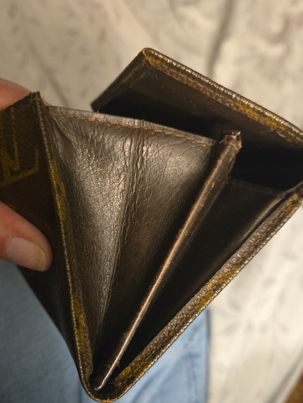 Authentic Louis Vuitton Brown Monogram Flap Wallet - Picture 10 of 10